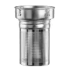 Borraccia Xavax 00181598 — 450 ml vetro borosilicato con custodia in silicone, blu trasparente