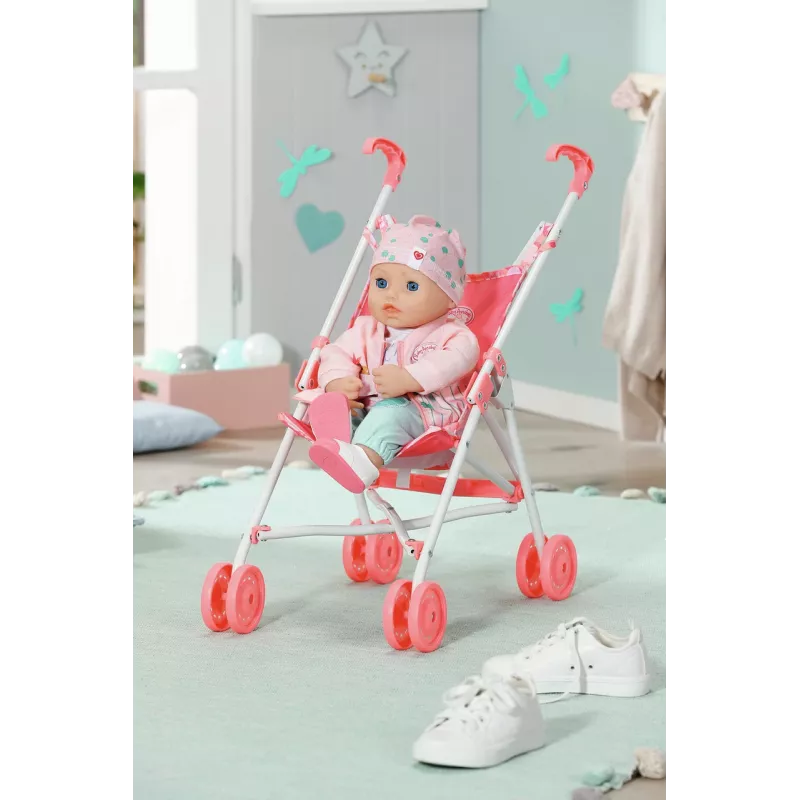 Passeggino per bambole ZAPF Baby Annabell Active Stroller, plastica, multicolore, da 3 anni