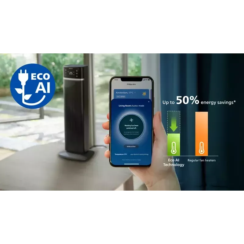 Philips 5000 Series Smart Tower termoventilatore ceramico