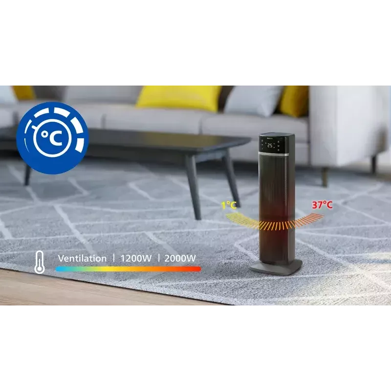Philips 5000 Series Smart Tower termoventilatore ceramico
