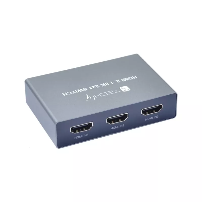 Switch video Techly IDATA HDMI-2138KT HDMI 60Hz 2m
