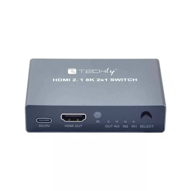 Switch video Techly IDATA HDMI-2138KT HDMI 60Hz 2m