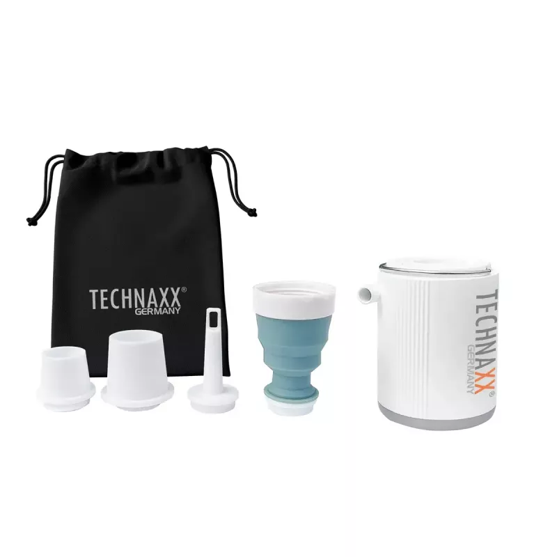 Pompa elettrica Technaxx TX-261 180 l/min batteria 1360 mAh