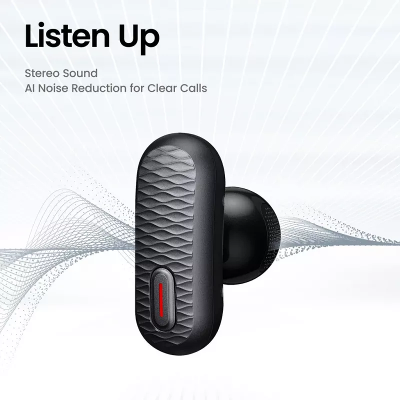 Cuffie Amazfit Up senza fili in-ear chiamate/musica USB Type-C Bluetooth nero