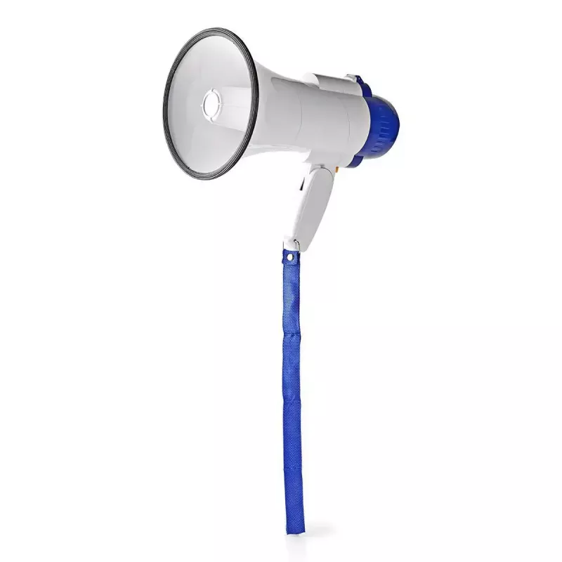 Megafono Nedis MEPH150WT bianco blu 15 W portata 150 m