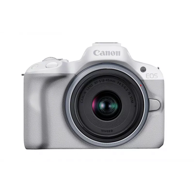Fotocamera MILC Canon EOS R50 bianca 24,2 MP 4K Ultra HD