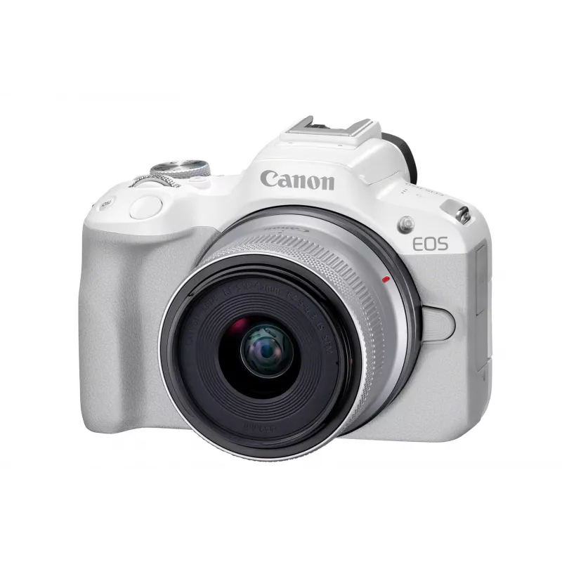 Fotocamera MILC Canon EOS R50 bianca 24,2 MP 4K Ultra HD