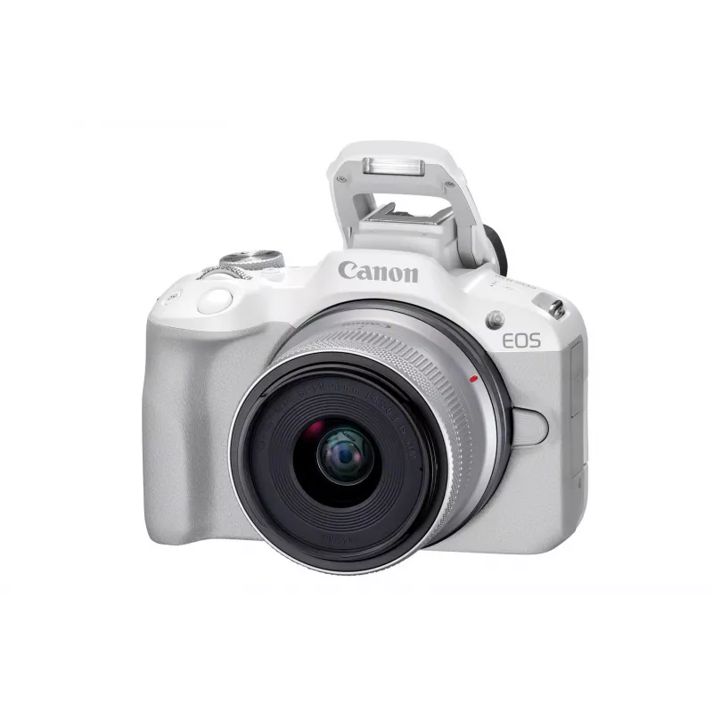 Fotocamera MILC Canon EOS R50 bianca 24,2 MP 4K Ultra HD
