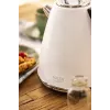 Adler AD 1343 bollitore elettrico, 1,5 l, 1850 W, acciaio inossidabile, Strix, bianco