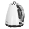 Adler AD 1343 bollitore elettrico, 1,5 l, 1850 W, acciaio inossidabile, Strix, bianco