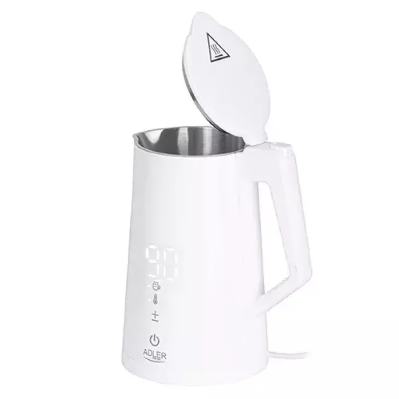 Bollitore elettrico Adler 1,7 l 1850 W bianco
