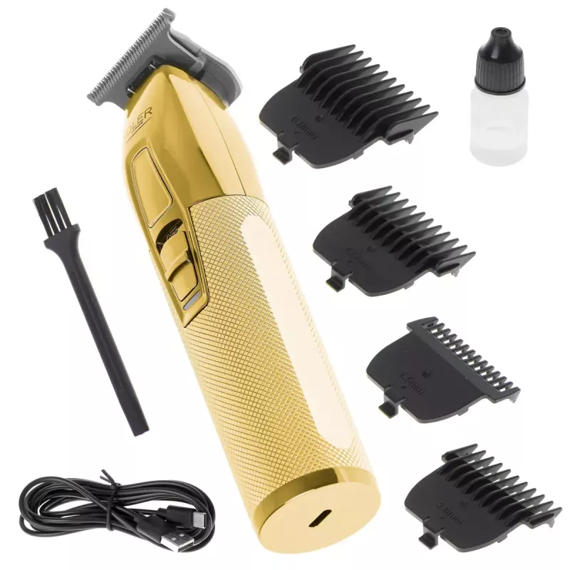 Rifinitore per barba Adler AD 2836G batteria 0,9 6 mm oro