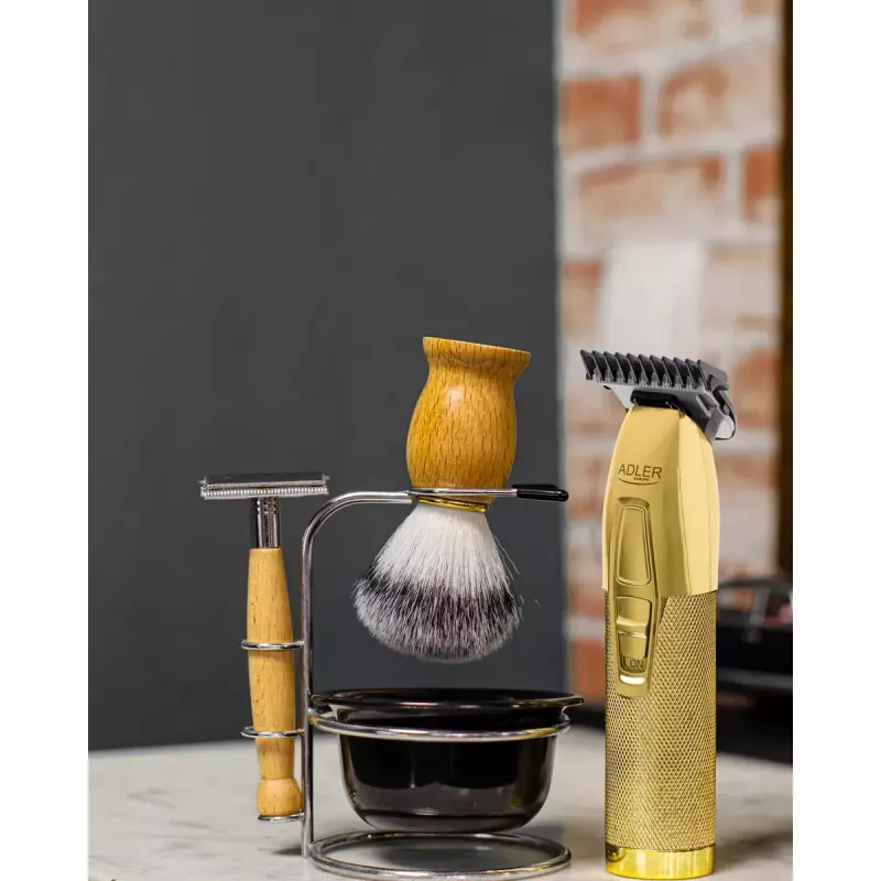 Rifinitore per barba Adler AD 2836G batteria 0,9 6 mm oro