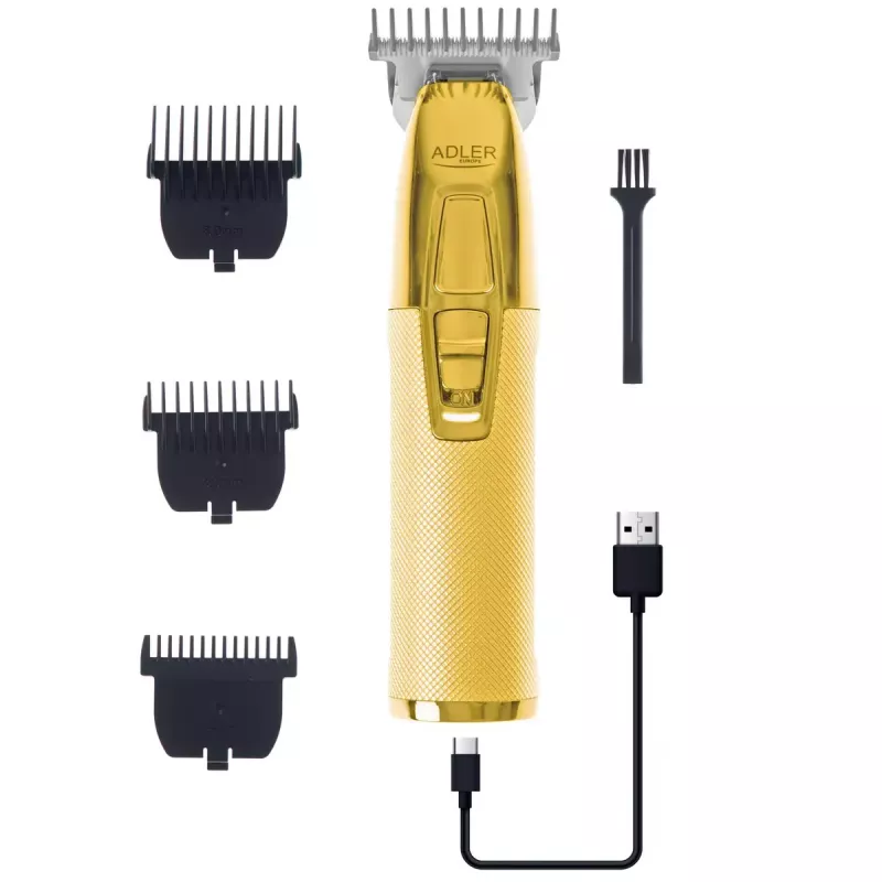 Rifinitore per barba Adler AD 2836G batteria 0,9 6 mm oro
