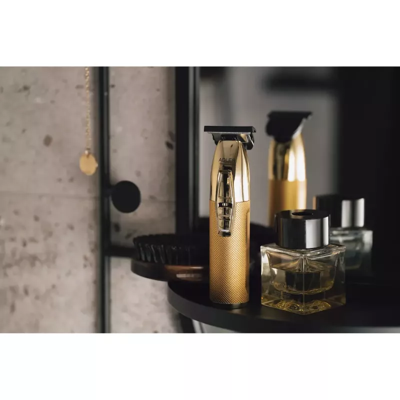 Rifinitore per barba Adler AD 2836G batteria 0,9 6 mm oro