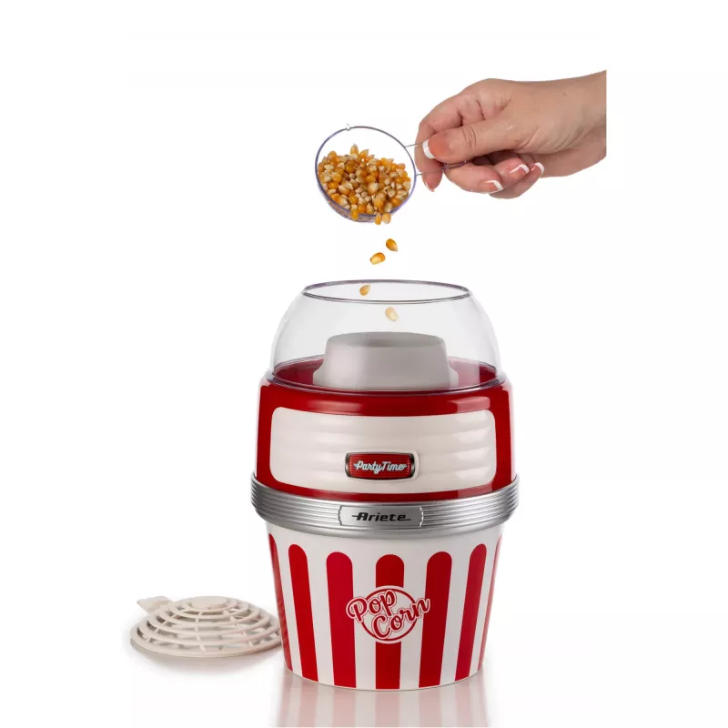 Macchina per popcorn Ariete 2957/00 rosso trasparente bianco