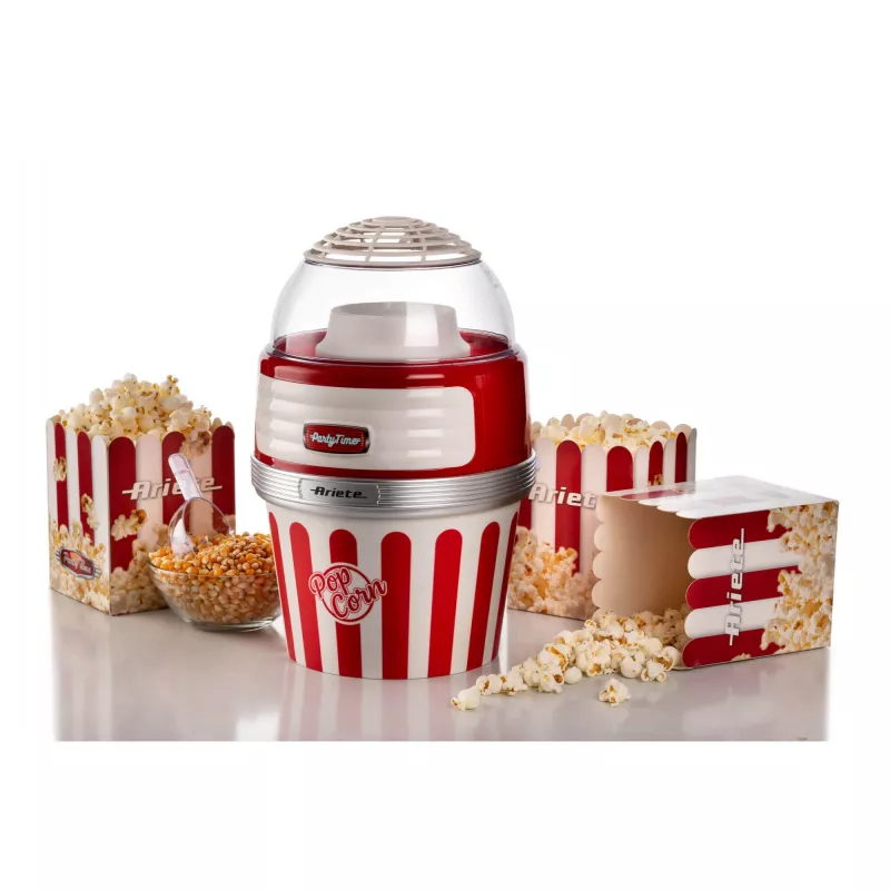 Macchina per popcorn Ariete 2957/00 rosso trasparente bianco