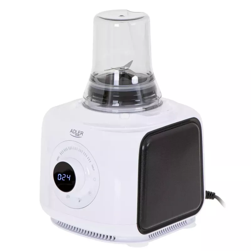 Adler AD 4224 robot da cucina, 1000 W, ciotola da 2 l, 7 velocità, bianco