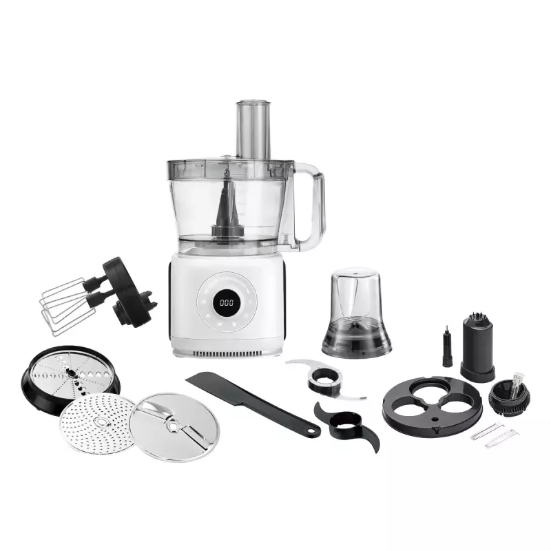 Adler AD 4224 robot da cucina, 1000 W, ciotola da 2 l, 7 velocità, bianco