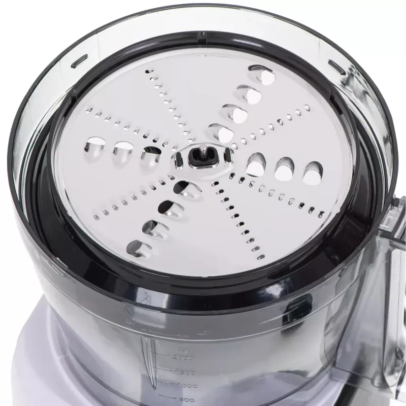 Adler AD 4224 robot da cucina, 1000 W, ciotola da 2 l, 7 velocità, bianco
