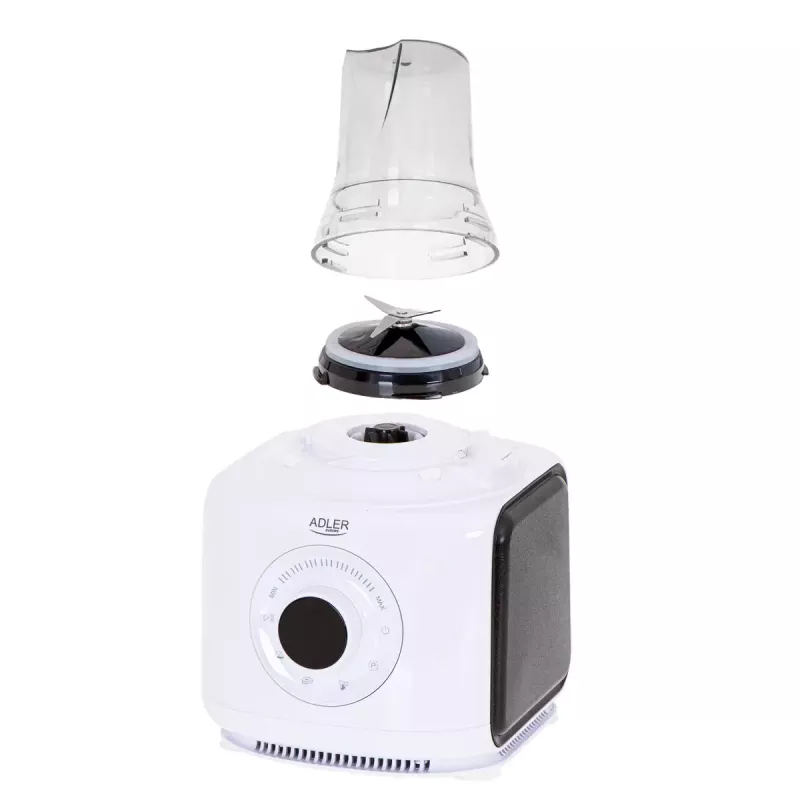 Adler AD 4224 robot da cucina, 1000 W, ciotola da 2 l, 7 velocità, bianco