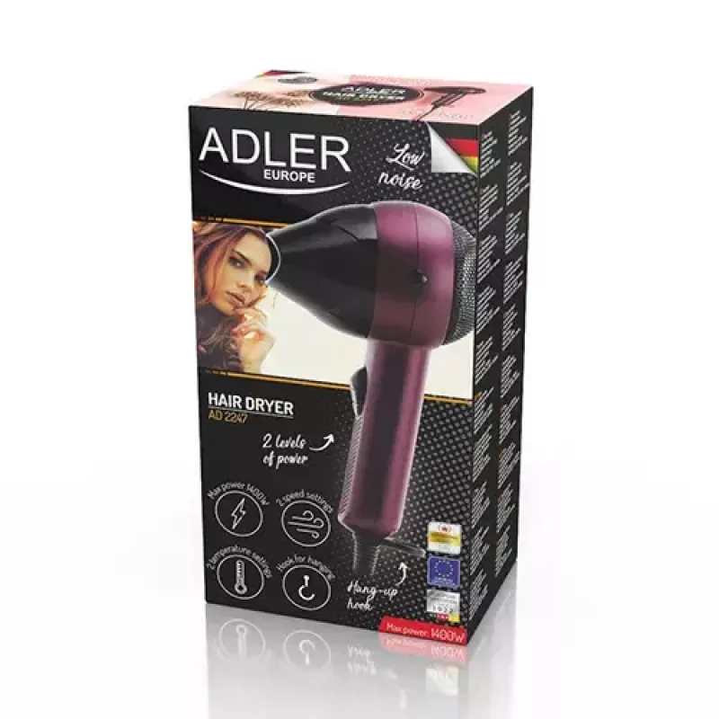 Asciugacapelli Adler AD 2247 1400 W viola