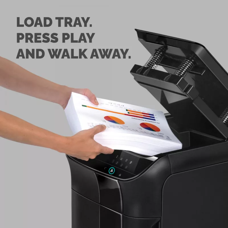 Distruggidocumenti Fellowes AutoMax 600M taglio micro 60 dB 23 cm nero
