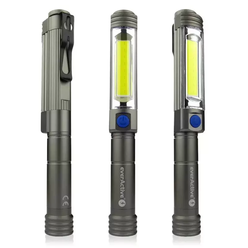 everActive WL-400 torcia da officina COB LED per ispezione, 5 W, 400 lm, IP54