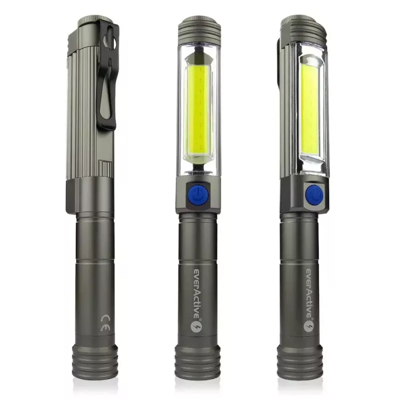 everActive WL-400 torcia da officina COB LED per ispezione, 5 W, 400 lm, IP54