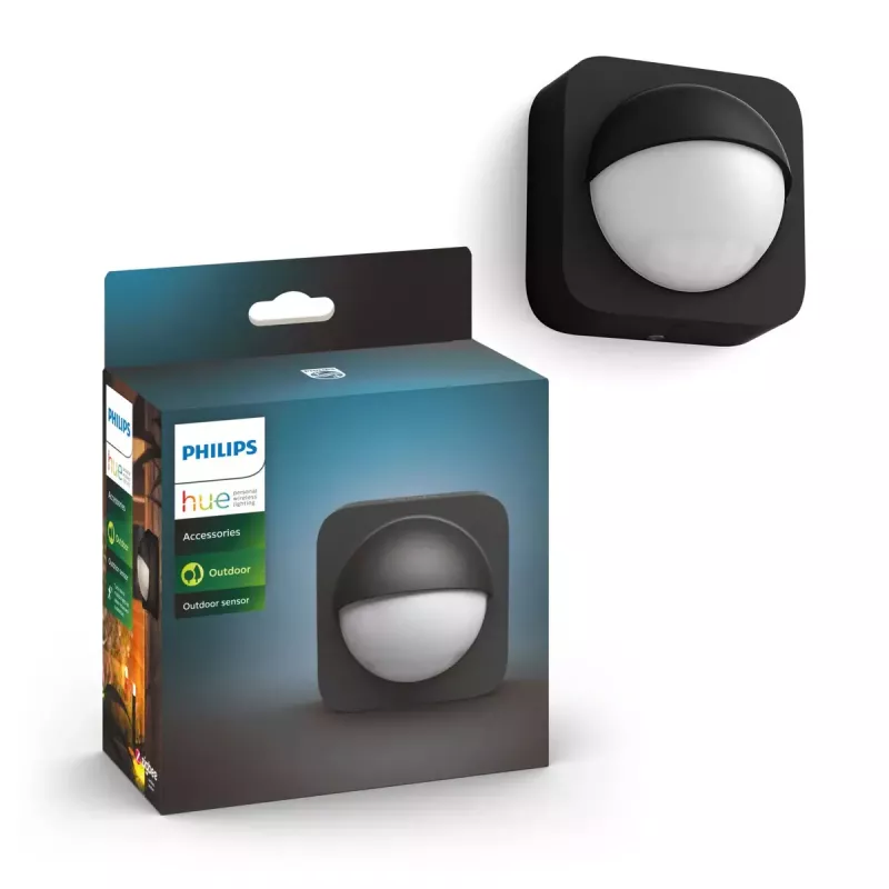 Philips Hue sensore di movimento per esterni, ZigBee, nero, 929003067401
