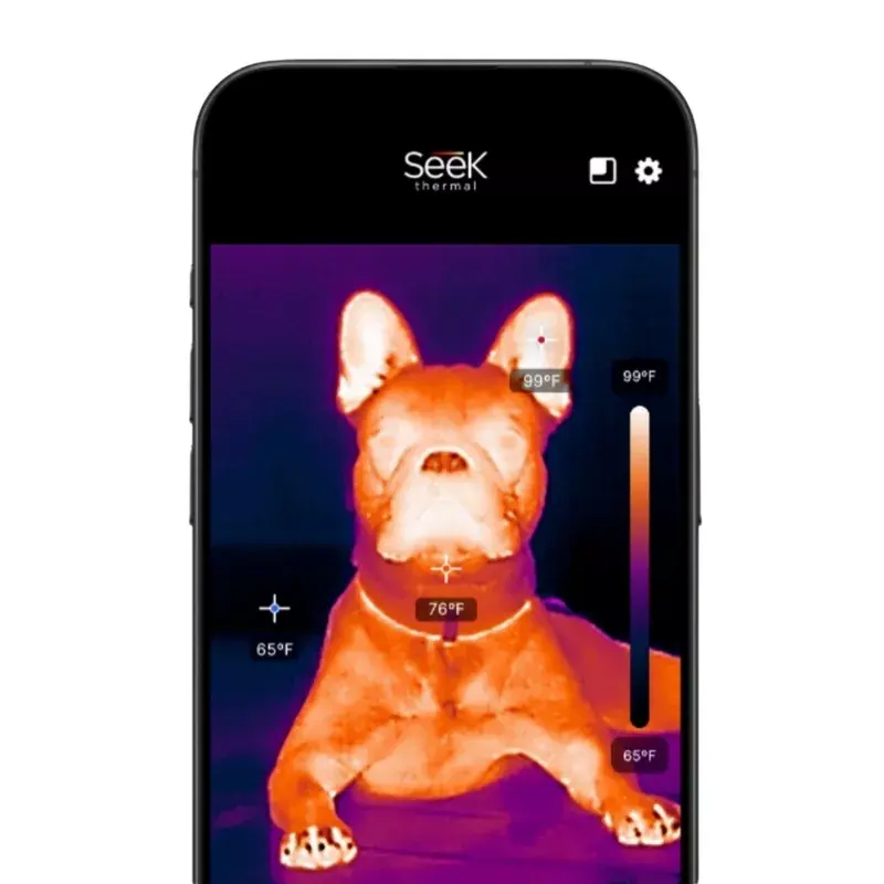 Seek Thermal NC-AAA custodia per fotocamera Nano e obiettivo Macro, nera