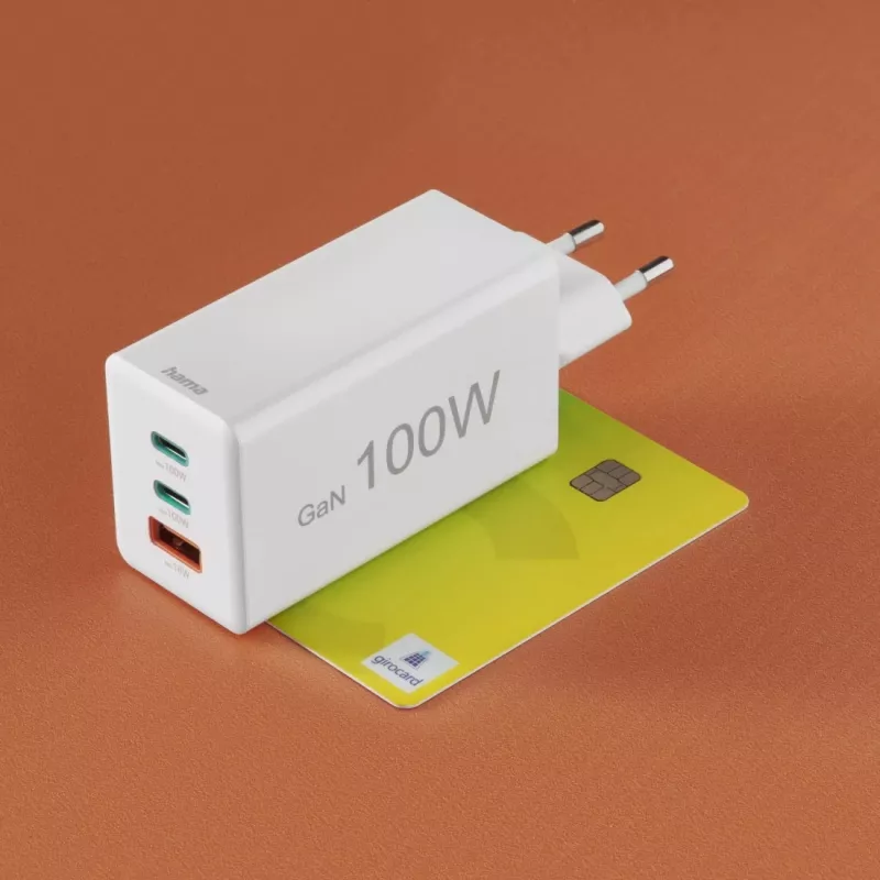 Hama 00201997 caricabatterie mobile laptop, smartphone, tablet bianco AC ricarica rapida per interni