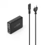 Hama 00201979 caricabatterie per dispositivi mobili laptop, powerbank, smartphone, tablet nero AC ricarica rapida per interni