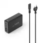 Hama 00201978 caricabatterie per dispositivi mobili laptop, powerbank, smartphone, tablet nero AC ricarica rapida per interni