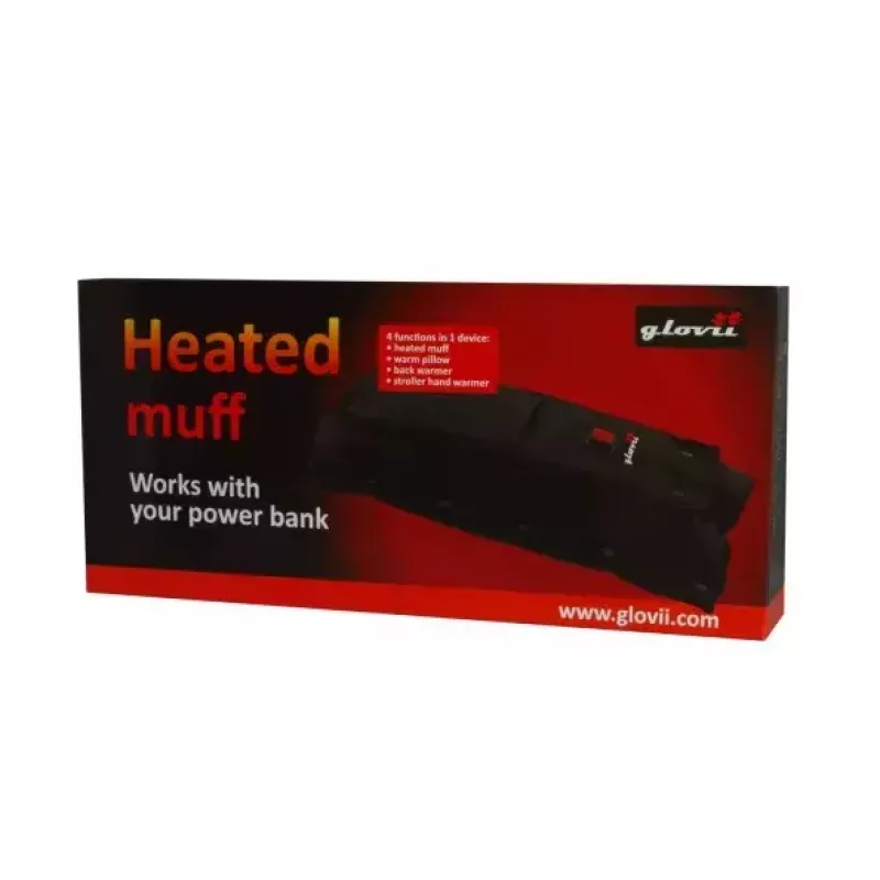 Protezione schiena Glovii GF41 Heated Muff 4in1 unisex nero grigio