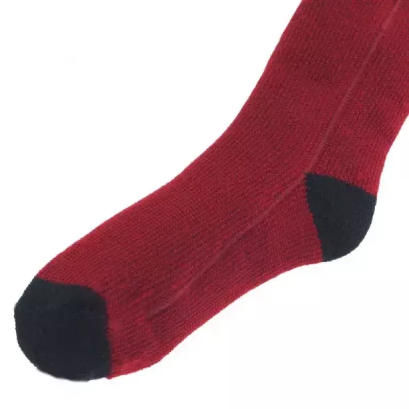 Glovii GQ3M calzini riscaldati con telecomando, unisex, taglia M (35-40), rossi