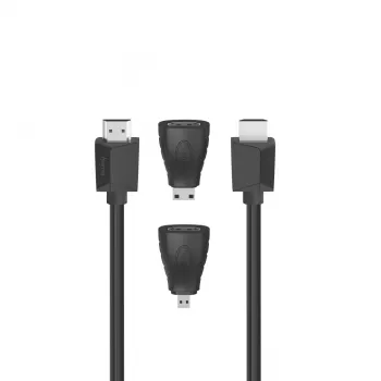 Cavo HDMI Hama 1,5 m Type-A maschio su maschio 18 Gbit/s nero