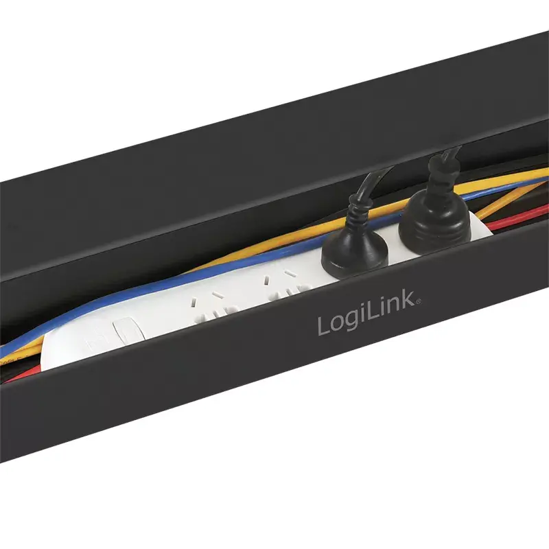 Canalina portacavi LogiLink KAB0070 nero 114 mm 76 mm 0,6 m