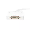 LogiLink CV0045A adattatore da Mini DisplayPort a HDMI/DVI/DisplayPort, 4K, 0,15 m, bianco