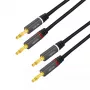 Cavo audio LogiLink CA1211 5 m 2x banana nero
