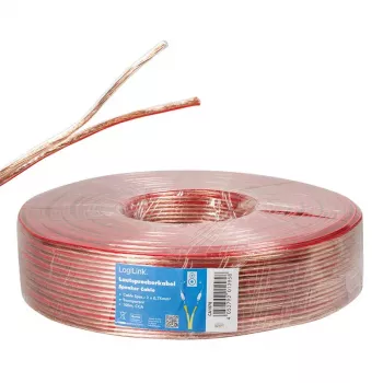 Cavo audio LogiLink CA1078 100 m trasparente