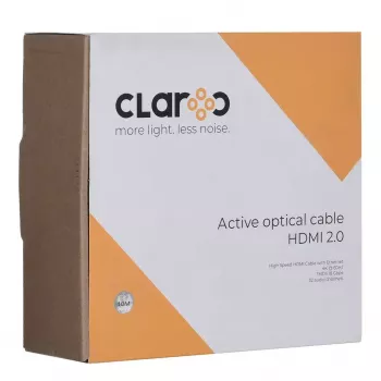 claroc FEN-HDMI-20-40M, cavo HDMI in fibra ottica, cavo ottico attivo (AOC) HDMI 2.0, 4K, 40 m