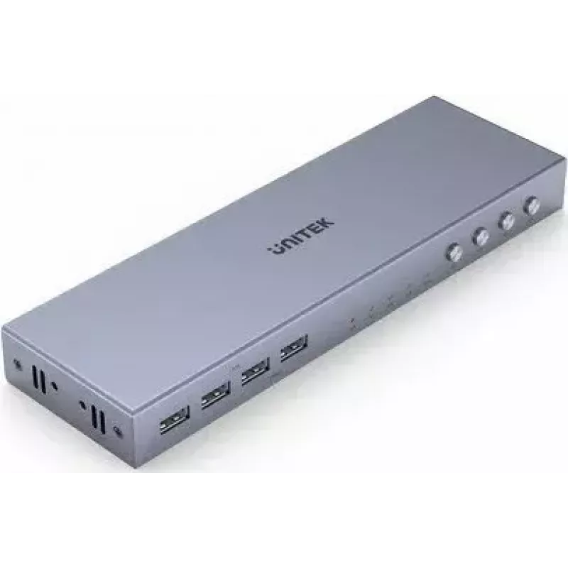 Unitek V306A Switch KVM 4K HDMI 2.0, 4 ingressi, 1 uscita, USB