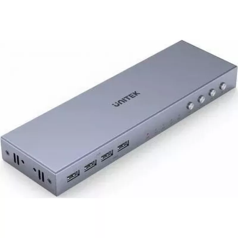 Unitek V306A Switch KVM 4K HDMI 2.0, 4 ingressi, 1 uscita, USB