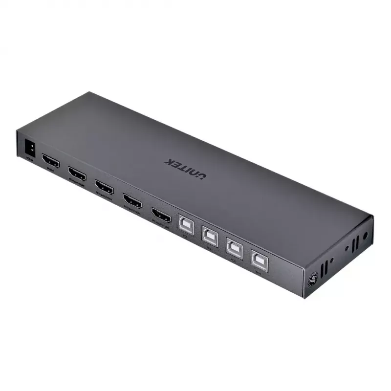Unitek V306A Switch KVM 4K HDMI 2.0, 4 ingressi, 1 uscita, USB
