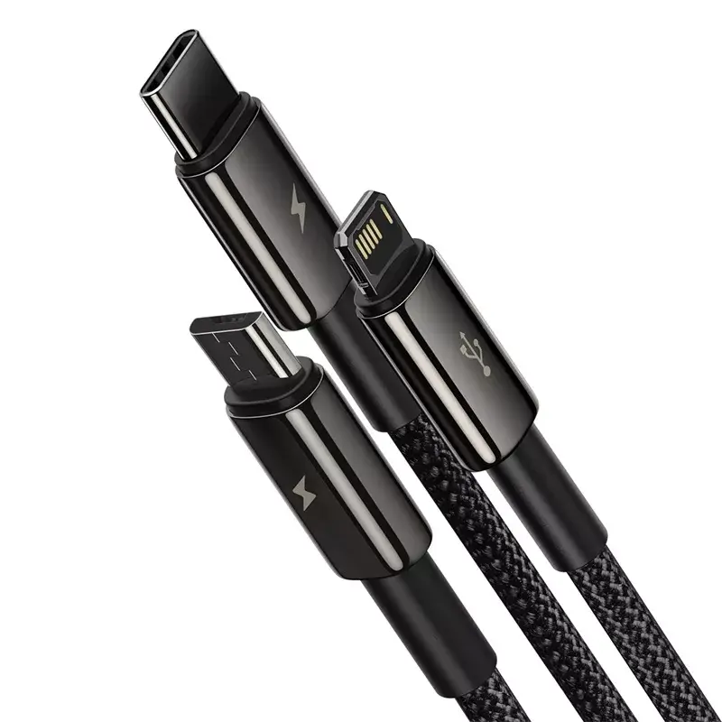 Cavo USB 3-in-1 Baseus Tungsten Gold CAMLTWJ-01
