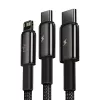 Cavo USB 3-in-1 Baseus Tungsten Gold CAMLTWJ-01