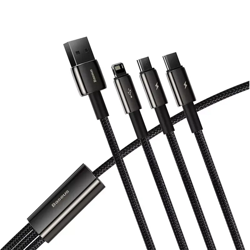 Cavo USB 3-in-1 Baseus Tungsten Gold CAMLTWJ-01