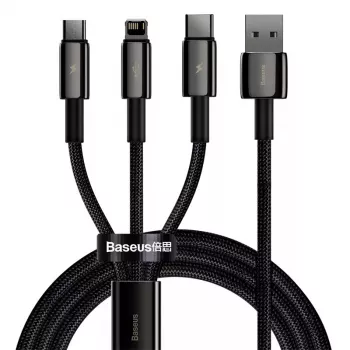 Cavo USB 3-in-1 Baseus Tungsten Gold CAMLTWJ-01