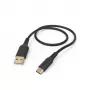 Cavo USB flessibile Hama USB 2.0 1,5 m USB A USB C nero